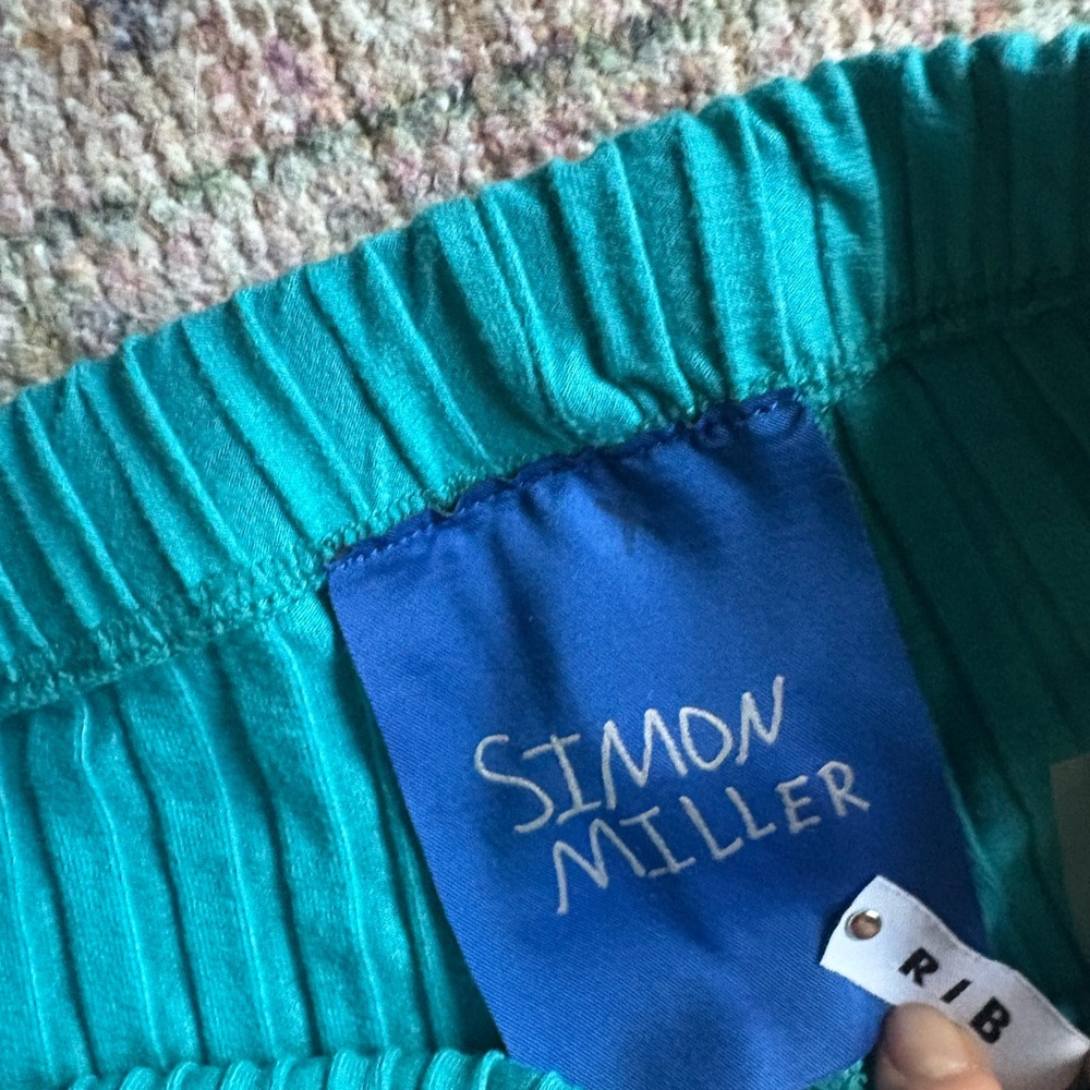 Simon Miller Teal Ribbed Jumpsuit Set - Picture 3 of 4